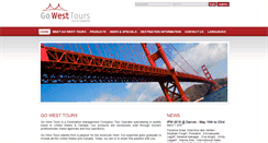 Desktop Screenshot of gowesttours.com
